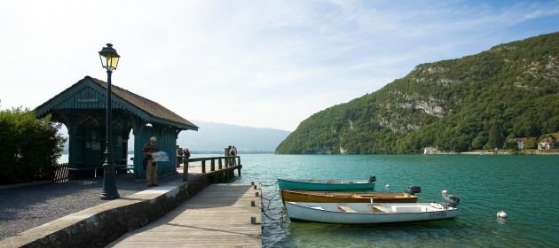 Boats Annecy lake