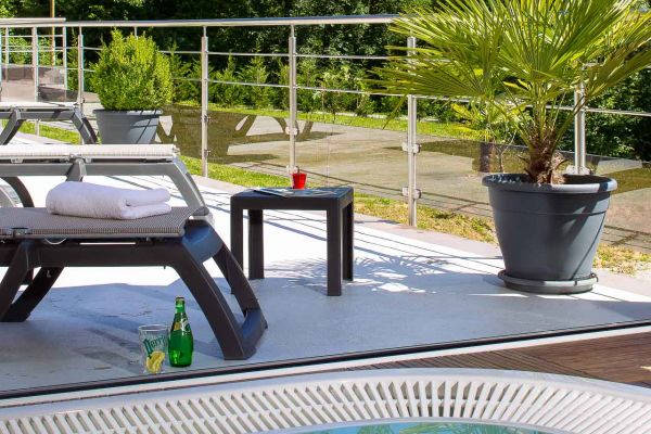 Jacuzzi hotel Blanc Marigny